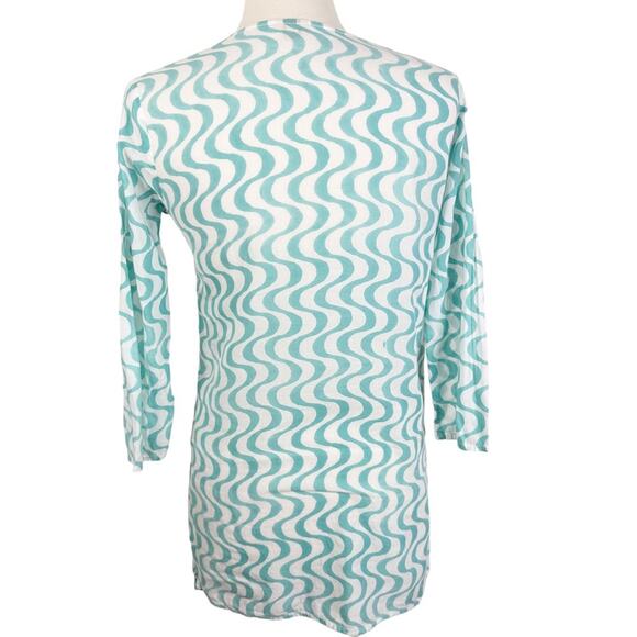 Roberta Roller Rabbit Size XS Lightweight Cotton Kurta V-Neck Popover Tunic - Picture 3 of 12